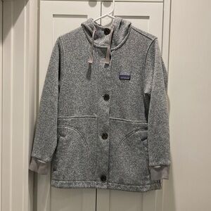 Patagonia Heather Gray Fleece Jacket